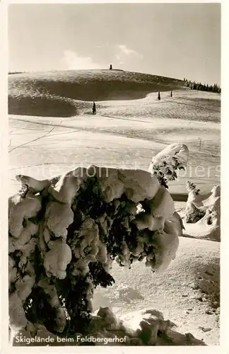 AK / Ansichtskarte  Feldberg_1450m_Schwarzwald Skigelaende beim Feldbergerhof 