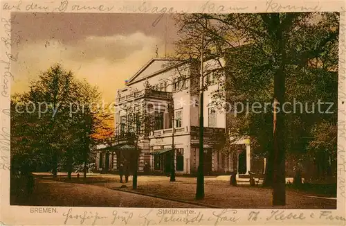 AK / Ansichtskarte  Bremen Stadttheater Bremen