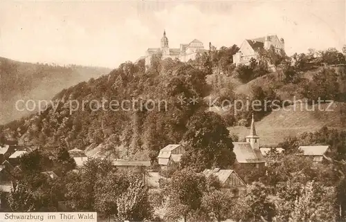 AK / Ansichtskarte  Schwarzburg_Thueringer_Wald Schloss Schwarzburg_Thueringer