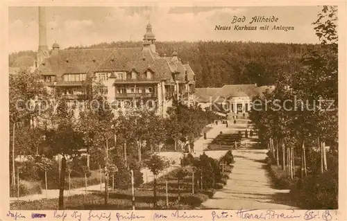 AK / Ansichtskarte  Bad_Altheide_Polanica-Zdrój Neues Kurhaus mit Anlagen 