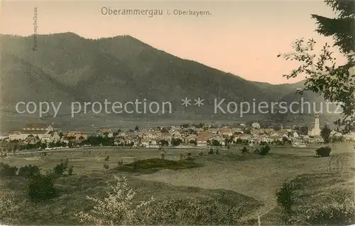 AK / Ansichtskarte  Oberammergau Panorama Oberammergau