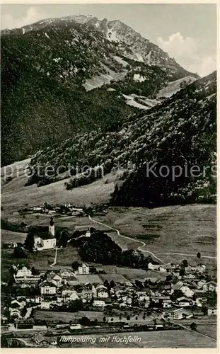 AK / Ansichtskarte  Ruhpolding mit Hochfelln Ruhpolding