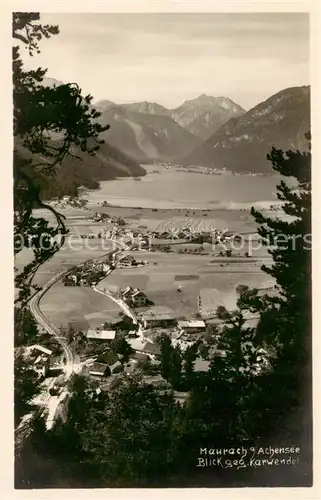 AK / Ansichtskarte 73808529 Maurach_Achensee_TiroL_AT Panorama mit Karwendel 