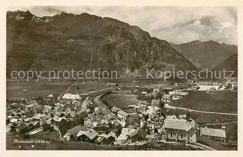 AK / Ansichtskarte Andermatt_UR Panorama 