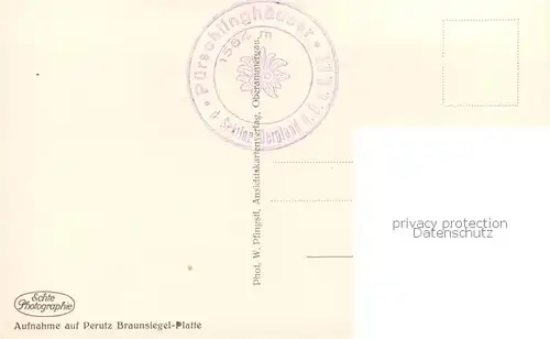 AK / Ansichtskarte  Puerschlinghaus_1564m_Garmisch-Partenkirchen Ansicht 