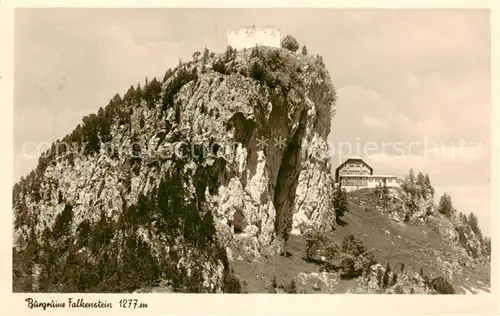 AK / Ansichtskarte  Pfronten Burgruine Falkenstein Pfronten