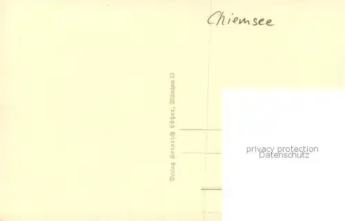 AK / Ansichtskarte  Chiemsee Panorama Chiemsee