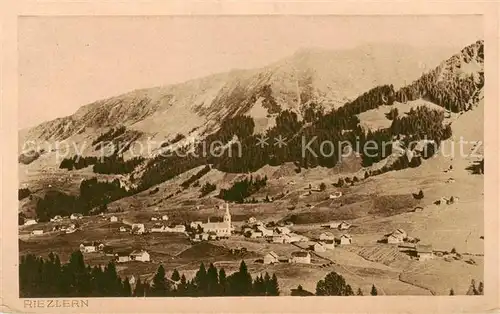 AK / Ansichtskarte  Riezlern_Kleinwalsertal_Vorarlberg mit Fellhorn Riezlern_Kleinwalsertal