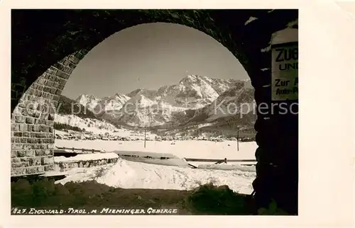 AK / Ansichtskarte  Ehrwald_Tirol_AT mit Mieminger Gebirge 