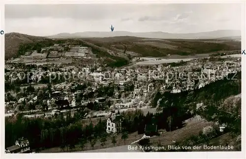 AK / Ansichtskarte  Bad_Kissingen Blick von der Bodenlaube Bad_Kissingen