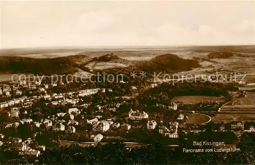 AK / Ansichtskarte 73808601 Bad_Kissingen Panorama vom Ludwigsturm Bad_Kissingen