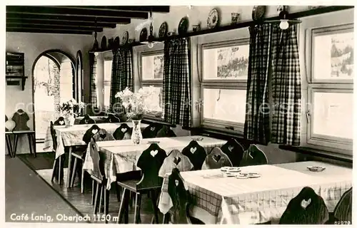 AK / Ansichtskarte 73808611 Oberjoch_Bad_Hindelang Cafe Lanig 