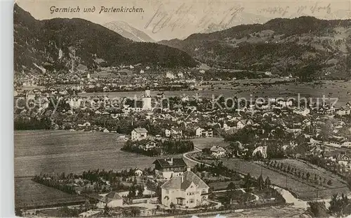 AK / Ansichtskarte 73808621 Garmisch-Partenkirchen Panorama Garmisch-Partenkirchen