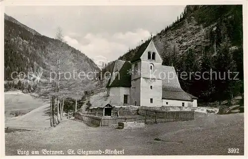 AK / Ansichtskarte  Lueg_Brenner_Tirol_AT St Siegmund Kircherl 