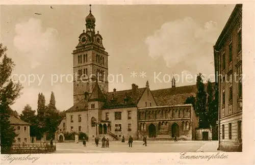 AK / Ansichtskarte 73808638 Regensburg Emmeramplatz Regensburg