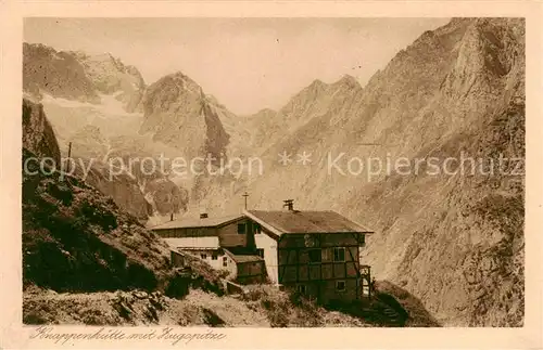 AK / Ansichtskarte  Knappenhuette_Zugspitze_Garmisch-Partenkirchen Panorama 