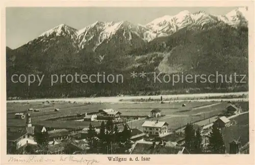 AK / Ansichtskarte 73808641 Wallgau Panorama Wallgau