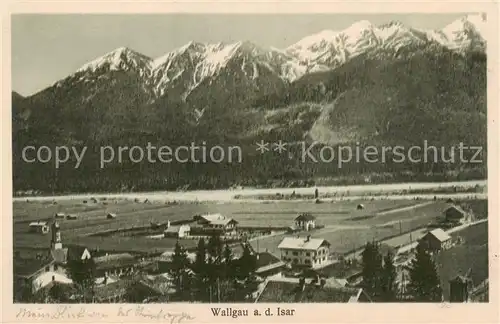 AK / Ansichtskarte  Wallgau Panorama Wallgau