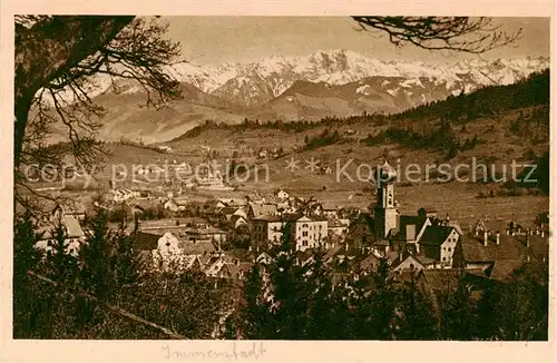 AK / Ansichtskarte  Immenstadt_Allgaeu mit Daumengruppe Immenstadt_Allgaeu