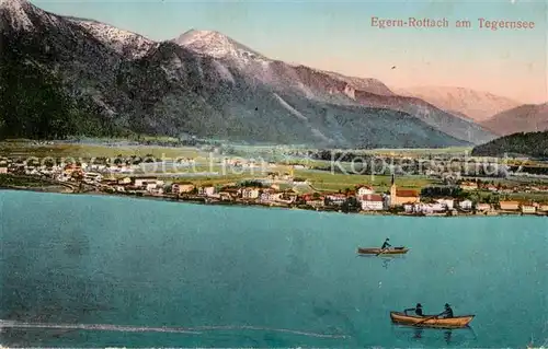 AK / Ansichtskarte  Rottach-Egern am Tegernsee aus der Vogelperspektive Rottach-Egern