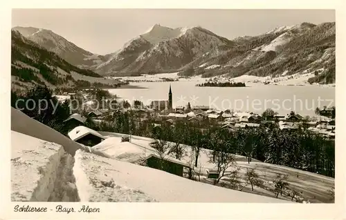 AK / Ansichtskarte  Schliersee Panorama Schliersee