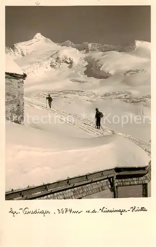 AK / Ansichtskarte  Grossvenediger_3660m_Hohe_Tauern_AT Kursinger Huette 