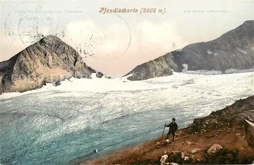 AK / Ansichtskarte 73808668 Pfandlscharte_2665m_Hohe_Tauern_Kaernten_AT Gletscherpartie 