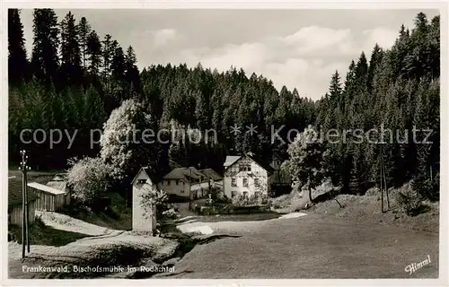 AK / Ansichtskarte  Frankenwald_Region Bischofsmuehle im Rodachtal Frankenwald Region