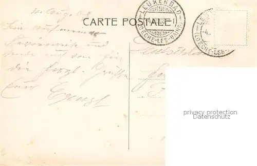 AK / Ansichtskarte Loeche les Bains_VS Vue generale 