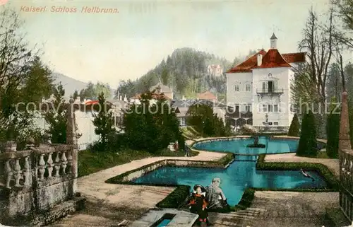 AK / Ansichtskarte 73808689 Heilbrunn_Bad Kaiserl Schloss Heilbrunn Heilbrunn_Bad