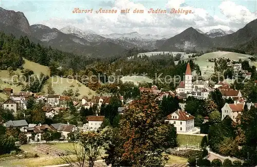 AK / Ansichtskarte  Aussee_Bad_Steiermark_AT mit dem Jodfen Gebirge 