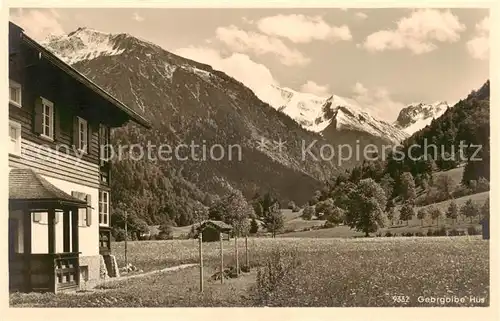 AK / Ansichtskarte  Oberstdorf Gebrgoibe Hus Oberstdorf