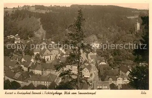 AK / Ansichtskarte  Bad_Berneck Blick vom Sonnentempel Bad_Berneck