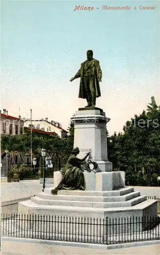 AK / Ansichtskarte  Milano_Mailand_IT Monumentale a Cavour 