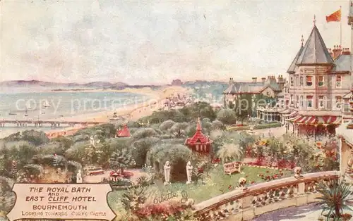 AK / Ansichtskarte 73808738 Bournemouth_UK The Royal Bath and East Cliff Hotel Bournemouth UK