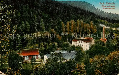 AK / Ansichtskarte  Bad_Altheide_Polanica-Zdrój Blick nach dem Eisenhammer Feldpost 