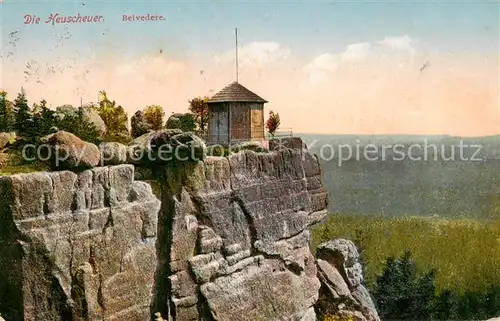 AK / Ansichtskarte  Heuscheuer_Wuenschelburg_Radkow_PL Belvedere Schweizer Haus 