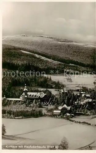 AK / Ansichtskarte  Bad_Flinsberg_Swieradow_Zdroj_PL Kurhaus mit Heufuderbaude 