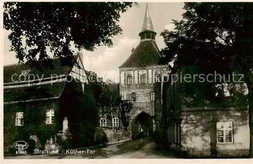 AK / Ansichtskarte  Stralsund Kuether Tor 