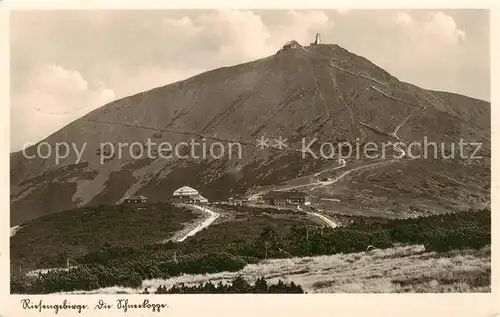 AK / Ansichtskarte  Schneekoppe_Snezka_CZ Schlesierhaus und Riesenbaude 