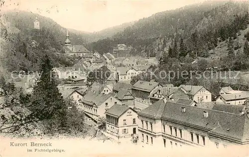 AK / Ansichtskarte  Berneck_Bad_Fichtelgebirge Panorama 