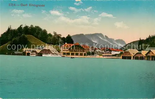 AK / Ansichtskarte  Koenigssee-Muehlleiten_Schoenau_Berchtesgaden Panorama 