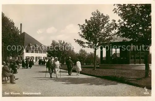 AK / Ansichtskarte  Bad_Wiessee Kurpromenade Bad_Wiessee