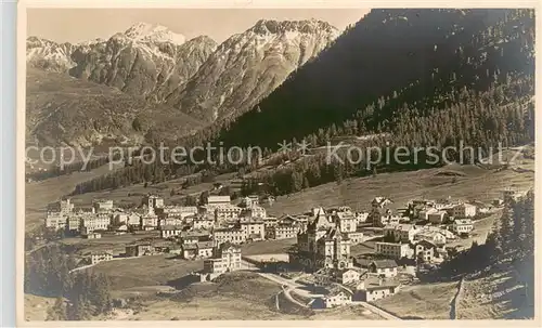 AK / Ansichtskarte Pontresina Panorama mit St Moritz Dorf Pontresina