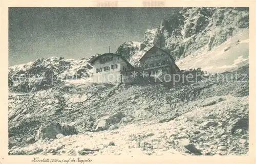 AK / Ansichtskarte  Knorrhuette_2051m_Zugspitzplatt_Garmisch-Partenkirchen Motiv 