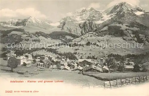 AK / Ansichtskarte Adelboden_BE Kleiner und grosser Lohner  