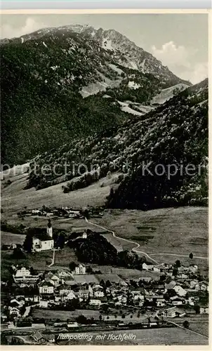 AK / Ansichtskarte  Ruhpolding mit Hochfelln Ruhpolding