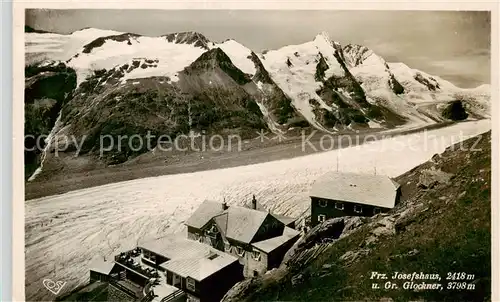 AK / Ansichtskarte  Grossglockner_3798m_Kaernten_AT Franz Josefs Haus 