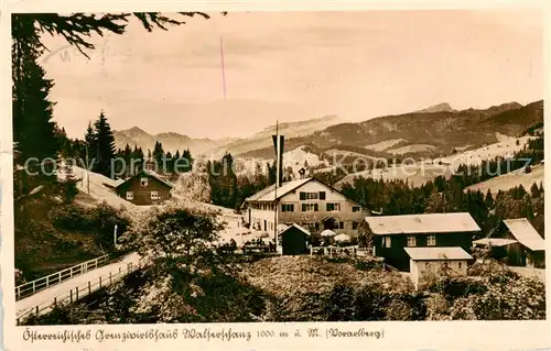 AK / Ansichtskarte  Walserschanz_Kleinwalsertal_AT oesterreichisches Grenzwirtshaus Walserschanz 