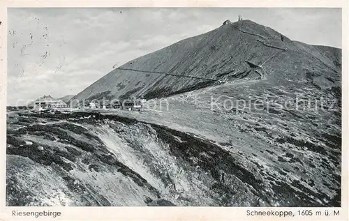 AK / Ansichtskarte  Schneekoppe_Snezka_CZ Bergbauden 